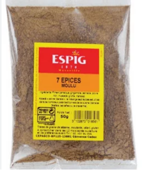 Balad 7 épices moulus 190g