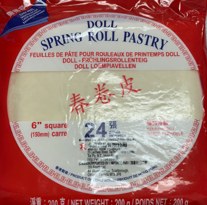 Brick chinois Pâtes pour rouleaux printemps doll 200g