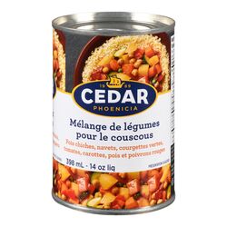 CEDAR melange de légumes pour le couscous 398ml