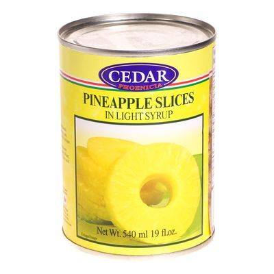 CEDAR tranches d'ananas 540ml
