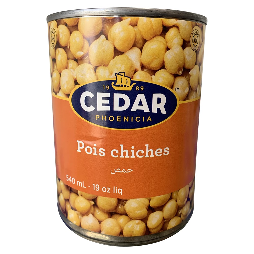 Cedar poix chiches 540ml