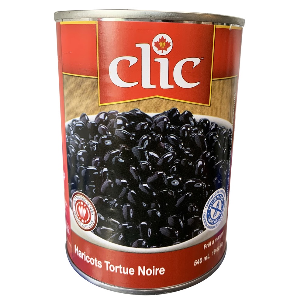 Clic haricots tortue noire 540ml