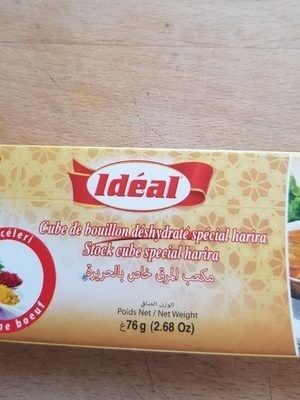 Idéal cube de bouillon déshydratée spécial harira 76g