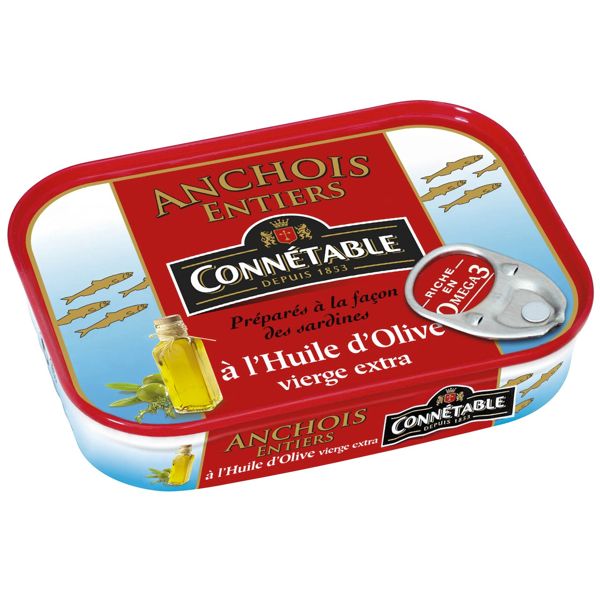 Connétables Sardines a l'huile d'olive vierge extra 100g