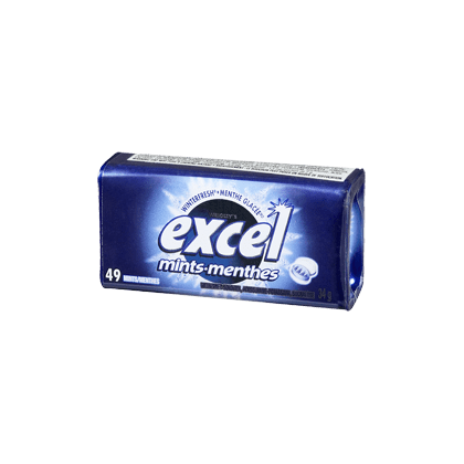 Excel mint menthes menthe glacé 34g