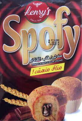 Henry's spofy Madelines coeur cacao 6 pièces x25