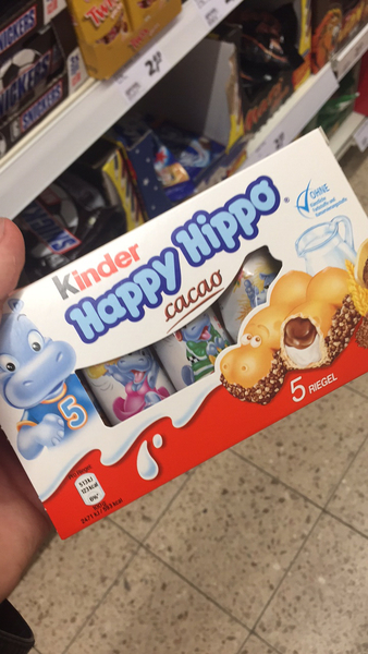 Kinder happy hippo 8 packs x 20,7g