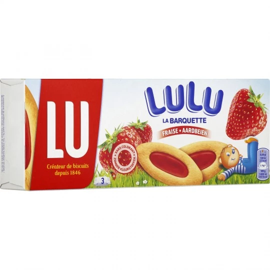 Lu lulu la barquette fraise 120g