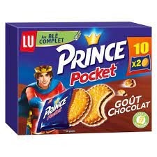 Lu prince pocket chocolat 2x20g