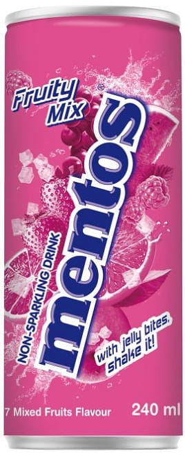 Mentos non sparkeling drink 7 mixed fruits flavour 240ml