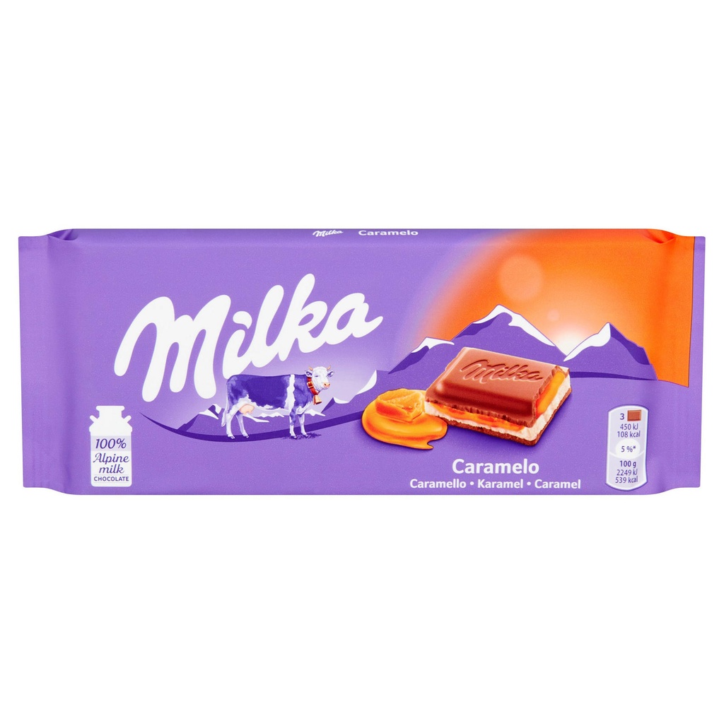 Milka caramel 100g