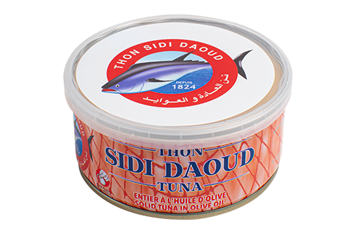 Thon entier à l'huile d'olive, 620g, Sidi Daoud