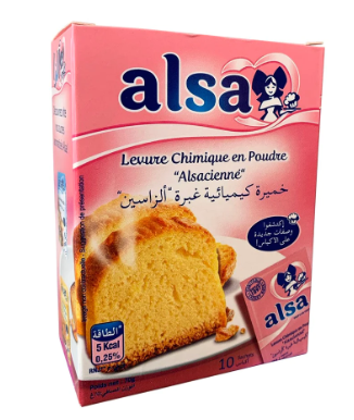 Alsa levure chimique en poudre alsacienne 70g