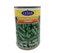 CEDAR Haricots verts coupés 750g