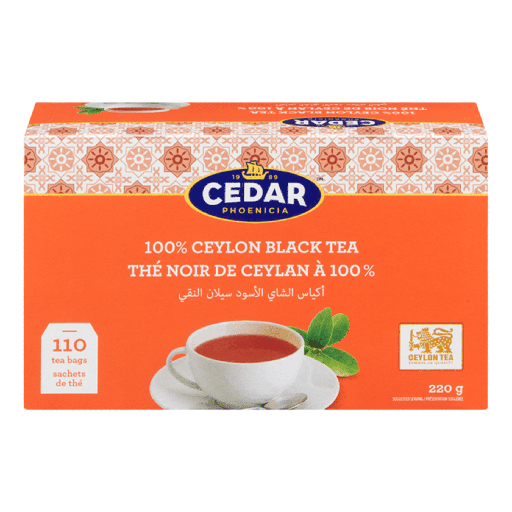 CEDAR thé noir de ceylan 220g