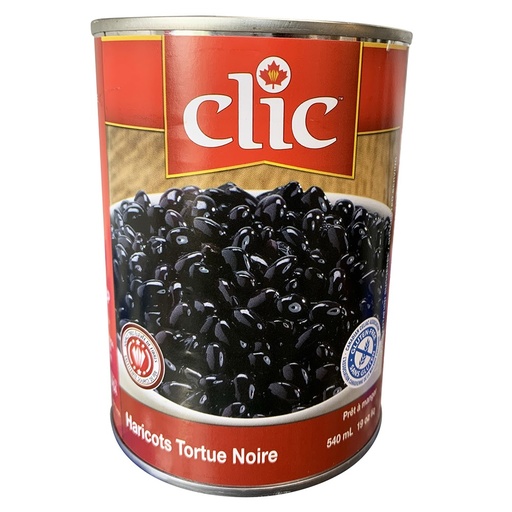 Clic haricots tortue noire 540ml