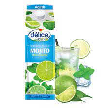 Délice boisson au jus Mojito citron et menthe 1L