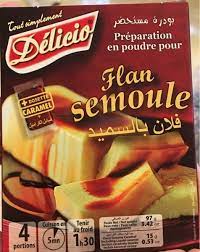 Délicio flan semoule 97g