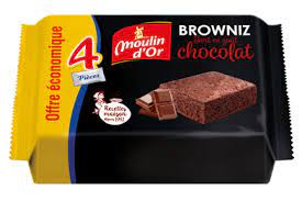 Moulin d'or browniz 4pieces x60g