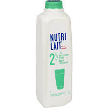 Nutri lait (lait homogénéisé) 2L