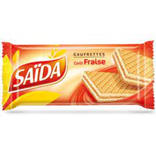 Saïda Gaufrettes goût fraise 100g