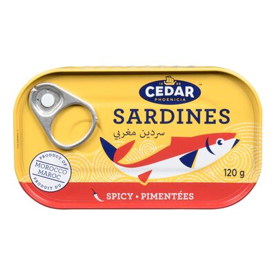 CEDAR sardines marocaines pimentées