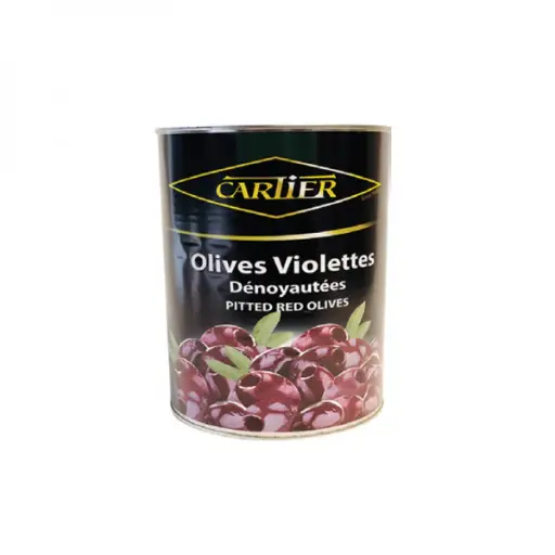 Carlier olives rouges tournante dénoyautées 850g