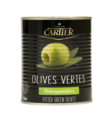 Carlier olives vertes rondelles 850g