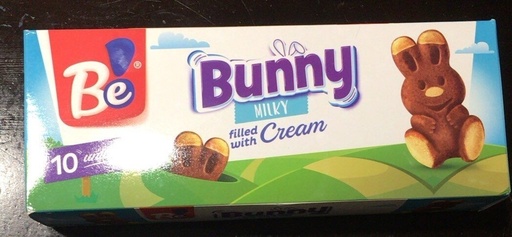 Be bunny milky filled with cream 10 unitées
