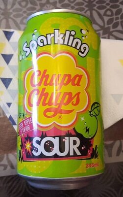 Chupa chyps sparkling green apple Flavour 345ml