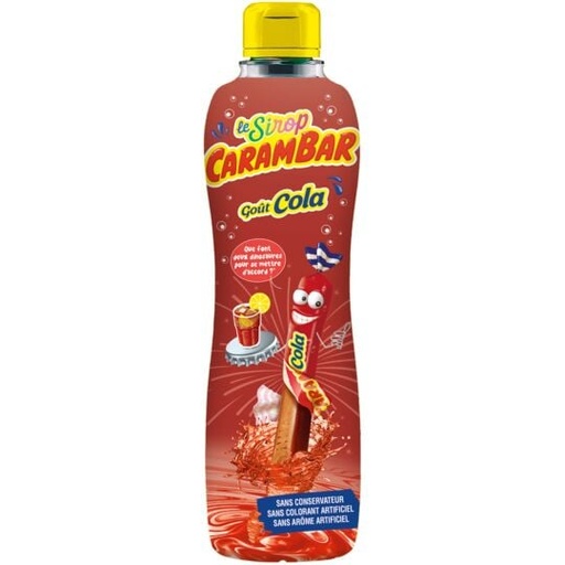 Le sirop carambar goût cola 750ml