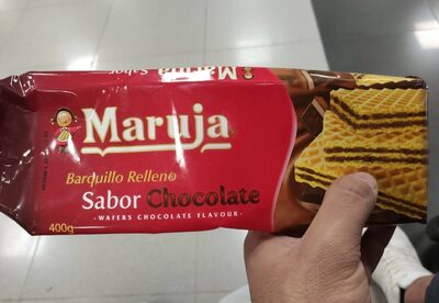 Maruja Barquillo relleno sabor chocolate 350g